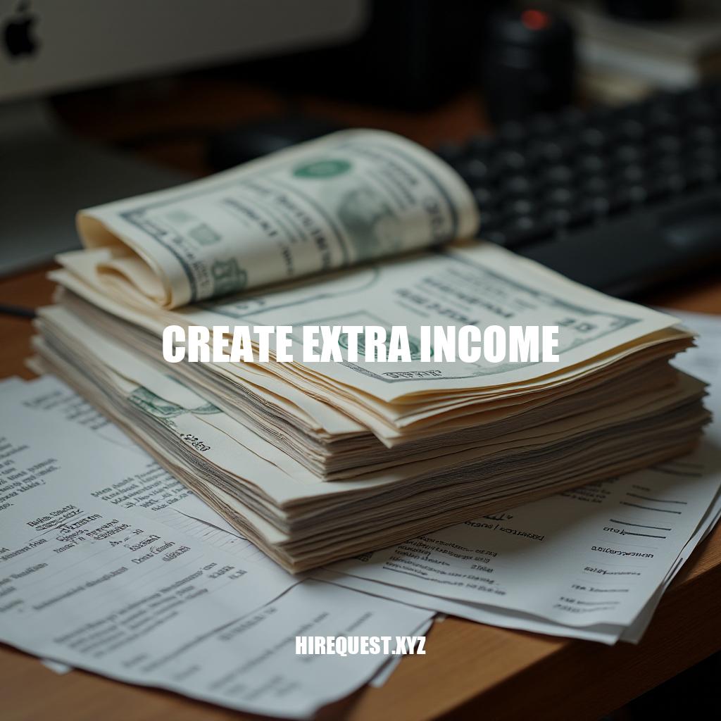 5 Ways to Create Extra Income in Today’s Economy