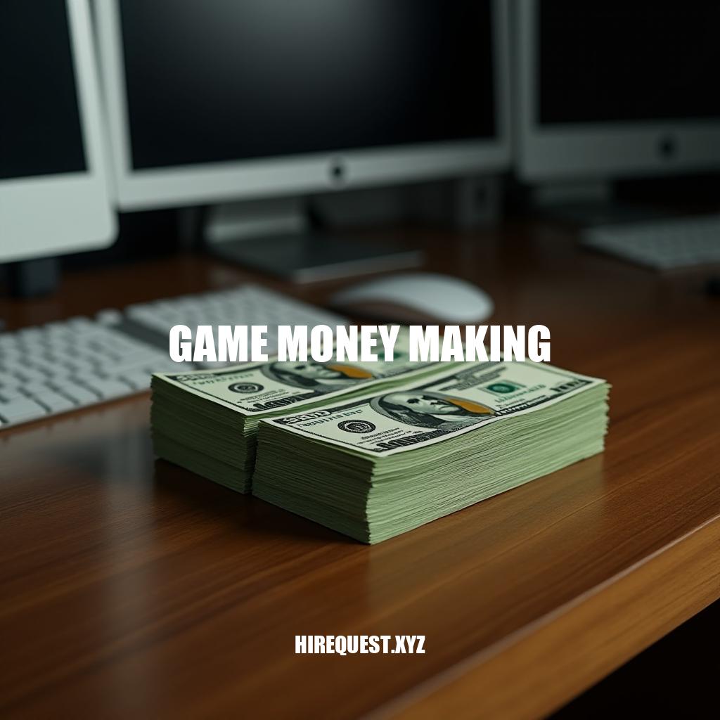 Game Money Making: A Lucrative Career Path