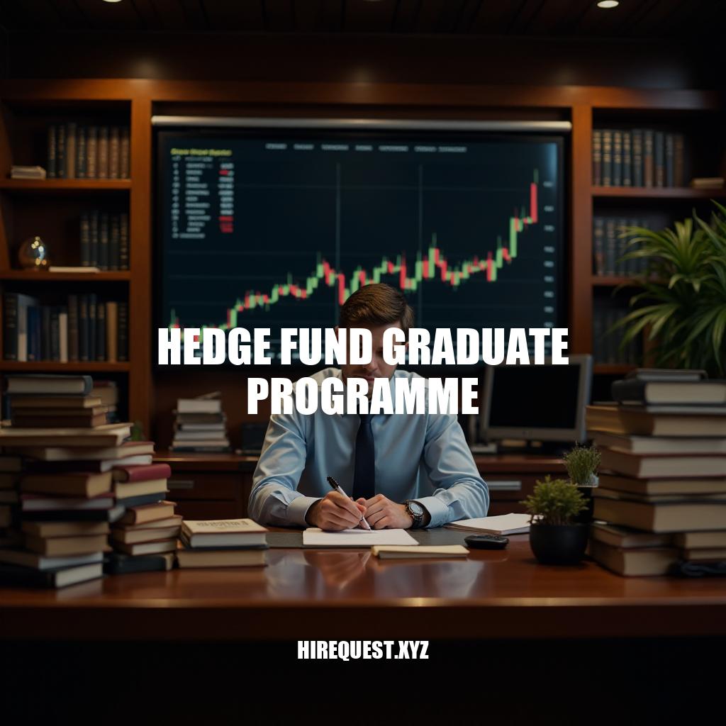 Hedge Fund Graduate Programme: A Path to Success in Finance