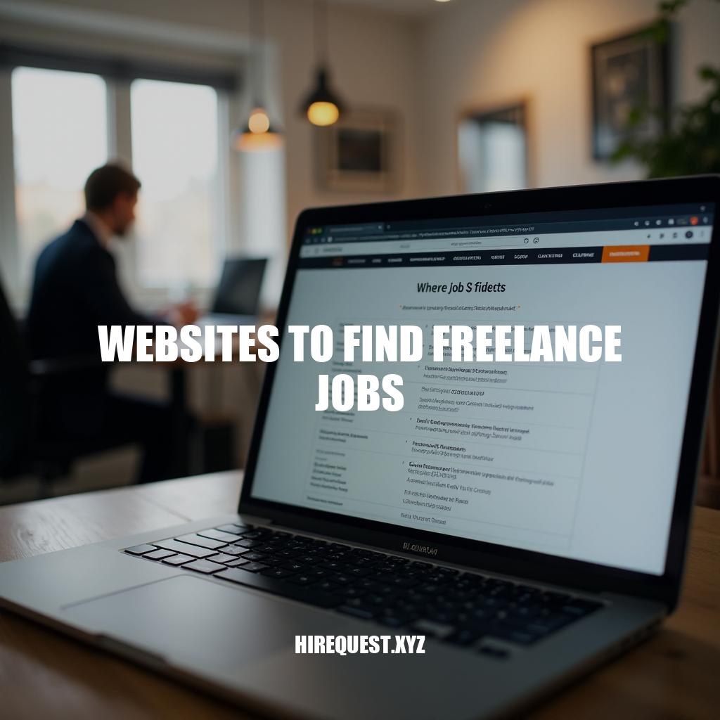 Top Websites to Find Freelance Jobs: A Comprehensive Guide